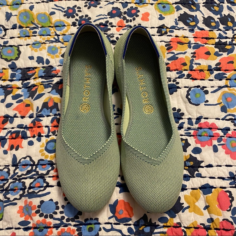 Rothy’s Size 11 The Flat Mint Color